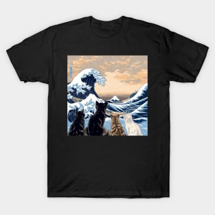 pet at great wave T-Shirt